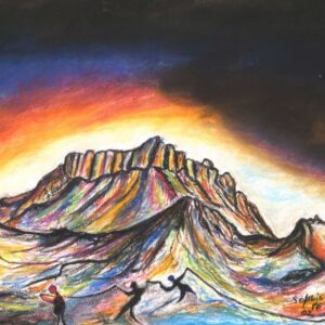 Dancing under the mountain